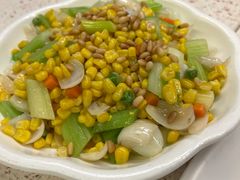 松子栗米炒青豆-新辉港式茶餐厅(北栅店)