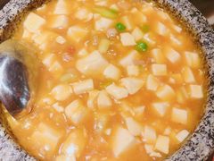 鸡汤虾仁豆腐-绿茶餐厅(燕郊永旺店)