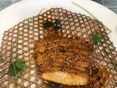 素风味竹烤鱼-天天向上素食餐厅(五台山店)