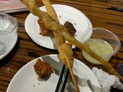 -老红桥炸灌肠牛肚锅烧烤(定福庄店)