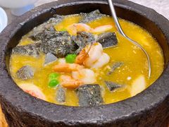 石锅蟹黄黑豆腐-四道菜·福建菜馆(新街口金鹰店)