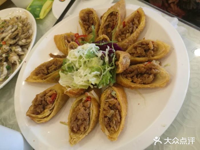 肘子酥(中山门广宁路店)-脆皮鸭丝卷-菜-脆皮鸭丝卷图片-天津美食