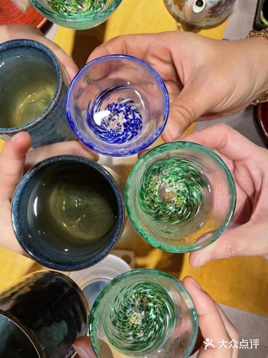 木鱼料理日本清酒图片