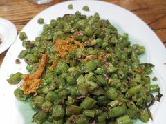 榄菜肉末四季豆-一盏明灯全素斋(殊像寺店)