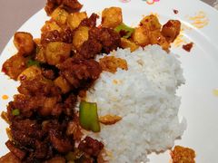 干煸仔鸡饭-北大家园食堂