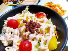 黄桃沙拉-猪啊牛呀羊啊铜盘烤肉(正大广场店)