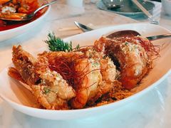 蒜香椒盐明虾-无锡苏宁银河国际酒店-悦府65中餐厅