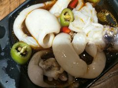 -东来菜馆•手抓海鲜家常菜•海鲜锅贴(鸽子窝店)