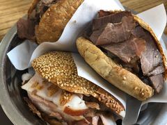 烧饼夹肉-老四烧饼铺(丽源路店)