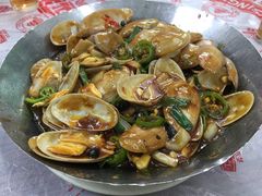 豉椒炒花甲-凤城康记饭店