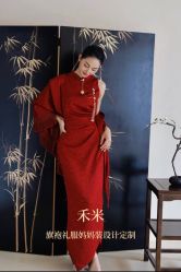 -禾米旗袍妈妈装礼服定制(嘉业国贸店)