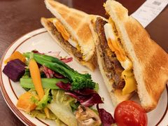 牛排芝士蘑菇北海道三明治-玲婧胡同·Brunch·Kitchen(嘉里城店)