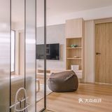 80㎡日系原木风🍂卡座设计拯救小户型餐厅