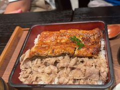 鳗鱼肥牛盖饭-玄白·炭烤活鳗(上海首店)