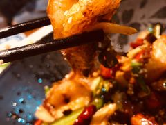 香辣干爆虾-禧福徕盆盆香川菜馆