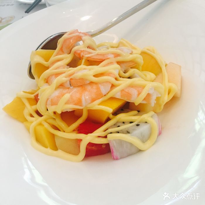 signature代表作·东南亚花园餐厅芒果大虾沙拉图片 - 第1张