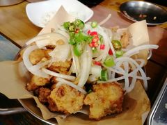 炸鸡翅一半一半-富乐满韩国正宗炸鸡韩国料理(虹泉路店)