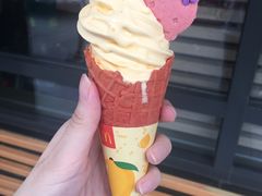 芒果芝士口味冰淇凌-麦当劳(双榆树店)