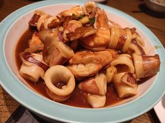 酱油水鲜鱿大虾-八闽饭店闽南小镇(铁西店)