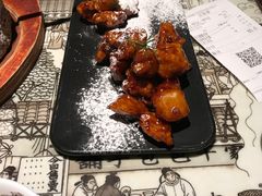 雪花糖醋里脊-绿茶餐厅(昌平悦荟店)