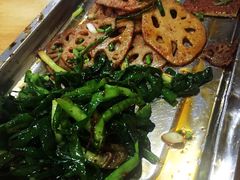 烤藕片、韭菜-夜烤·宜宾烧烤(洋河路店)