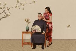 -时光纪亲子全家福照相馆(静安店母女写真父母纪念照)