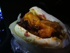 -清真马乐贝腊牛肉蛋黄菜夹馍(马蓉洒金桥店)