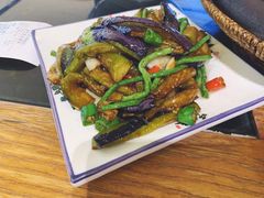 茄子豇豆-鸡毛店·川菜(双楠店)