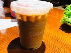 燕麦奶拿铁-Seesaw Coffee(苏州中心店)