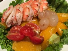 鲜橙老虎虾沙拉-Lets burger非常汉堡·环球风味(蓝色港湾店)