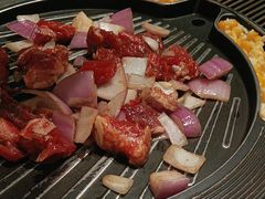-山野的朋友露营炭火烤肉