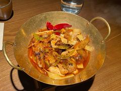 香辣面筋魔芋锅-菩提素素食餐厅(晶郦馆店)
