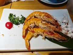 铁板香煎大虾-三石铁板烧(紫竹桥店)