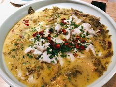 经典酸菜鱼-丁记盐蘸牛肉·新杭菜(河东路店)