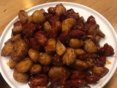 黑蒜子牛肉粒-陈傻子餐厅(世纪都会店)