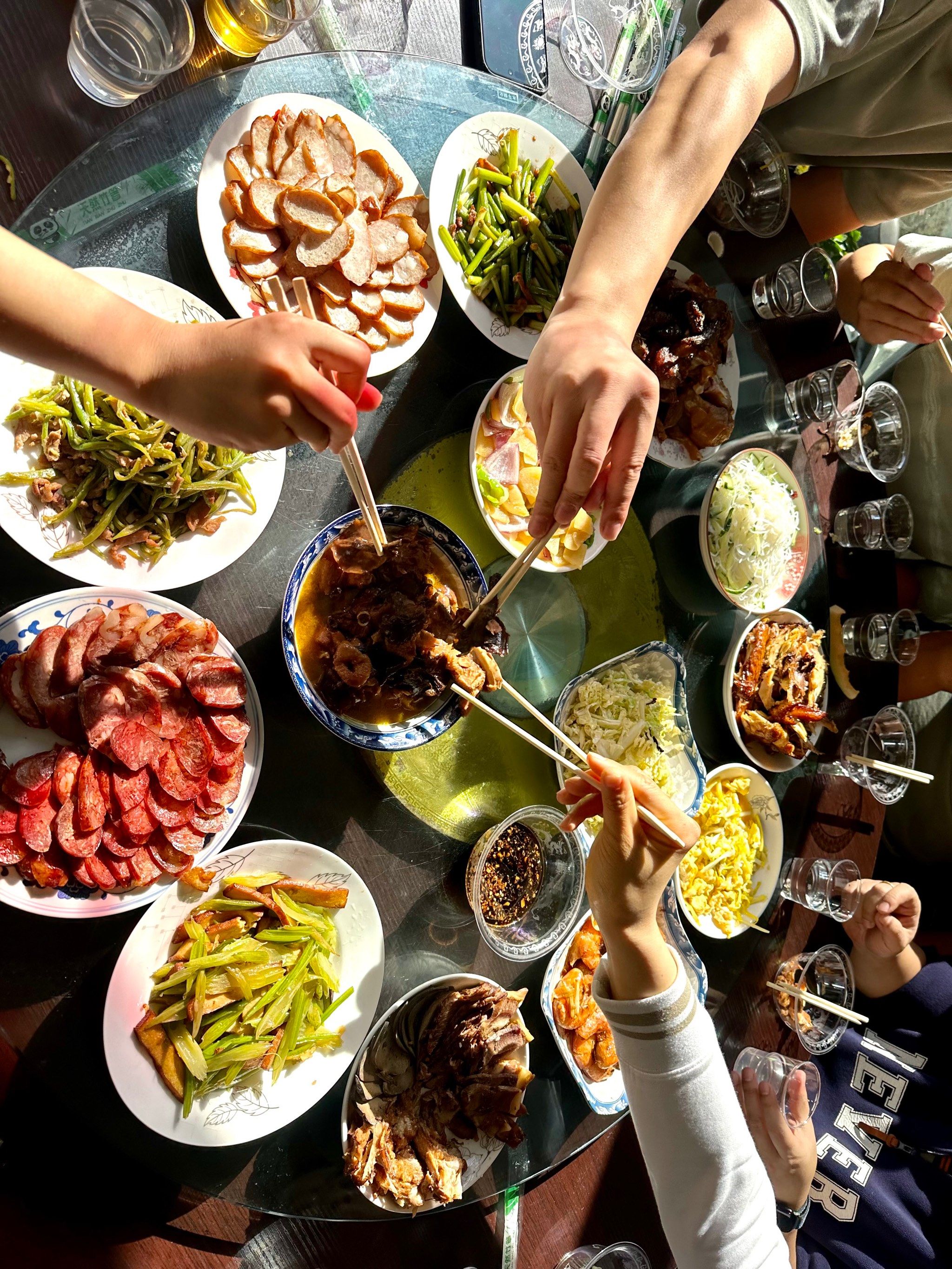 过年这一桌桌都是弟弟妹妹的手艺