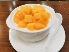 鲜芒果双皮奶-大甜九港式甜品(武林店)