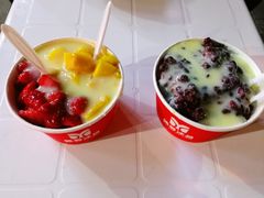 草莓芒果冰-美肴冰品(中山门店)