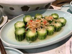 银鱼仔蒸丝瓜-大榕树下顺德菜(融创茂店)
