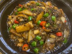 梅干菜茄子煲-清真·三德隆饭庄(桥梓口店)