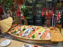 -大中华希尔顿酒店-念自助餐·海南美食·三文鱼