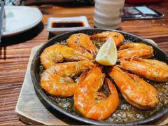 铁板爆香柠檬虾-小川洋风料理(街道口店)