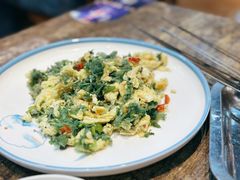 柳花菜炒鸡蛋-聚雅美食