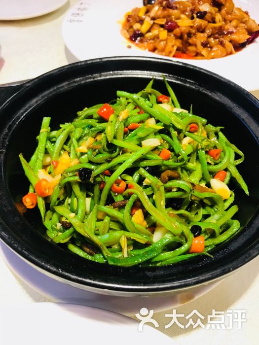 砂锅扁豆丝