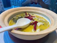青花椒酸菜鲈鱼汤饺-船歌·鱼水饺青岛菜(闽江二路店)