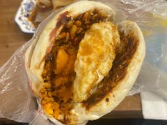 蛋菜夹馍-老马家马蓉蛋菜夹馍·腊牛肉夹馍(回民街店)