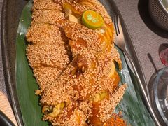 招牌陈皮芝麻脆皮鸡-一川二水•粤川醉(CP静安店)