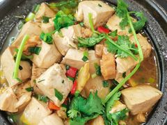 毛豆油渣烧豆腐-杨胖子私房菜(秦虹路店)