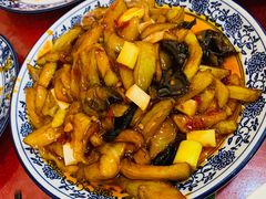 鱼香茄子-北大地皖峰饭馆