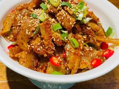 小辣椒拌牛肚-东北小板凳地摊烧烤(泰来街店)